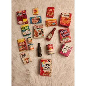 Vintage Play Food Set